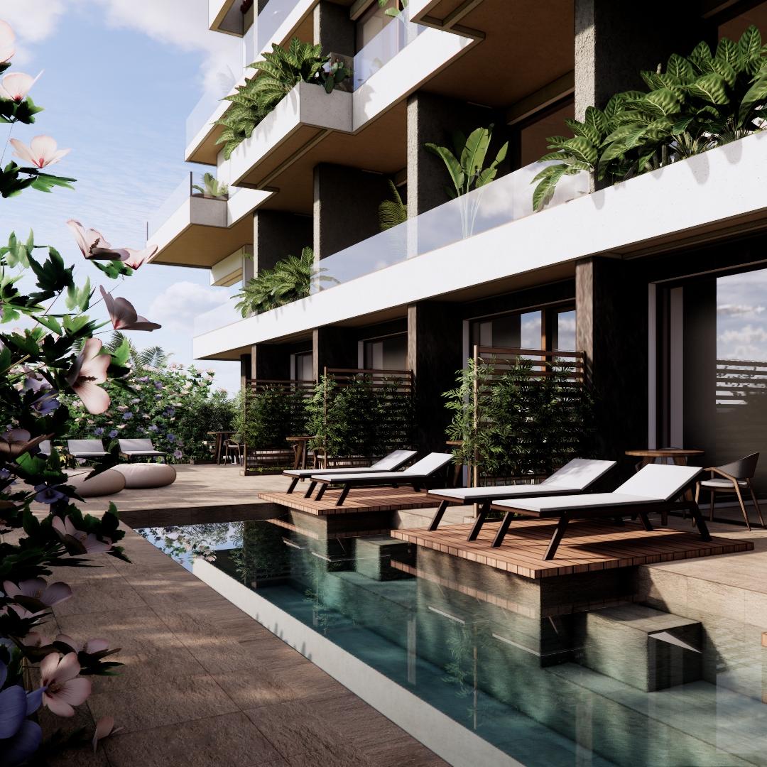 Swim up suite