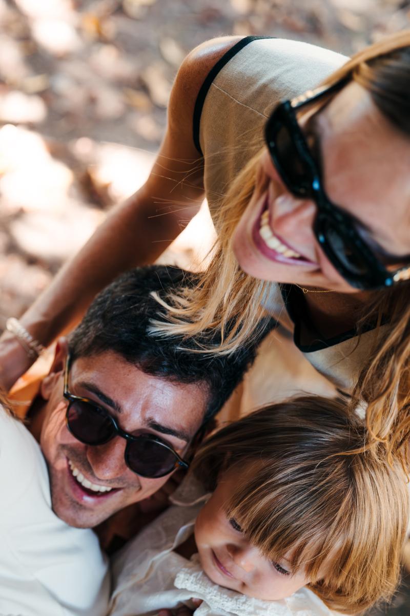 Family moment at Brucoli